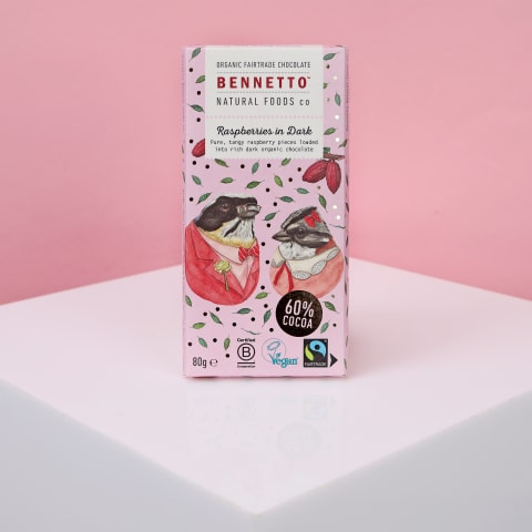 Bennetto Raspberry In Dark - Standard 1