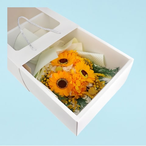 Preserved Yellow Posy  - Standard 0