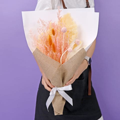 Autumn Blaze Dried Posy  - Standard 1