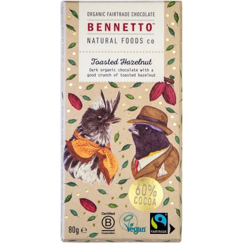 Bennetto Toasted Hazelnut 100g - Standard 0