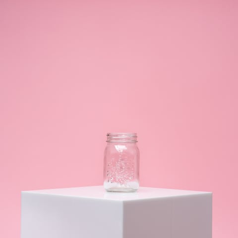 Glass Medium Mason Jar  - Standard 0
