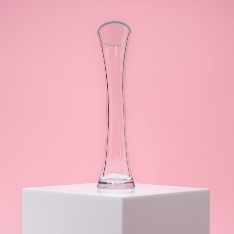 Large Glass Cylinder Bud Vase  - Standard 0