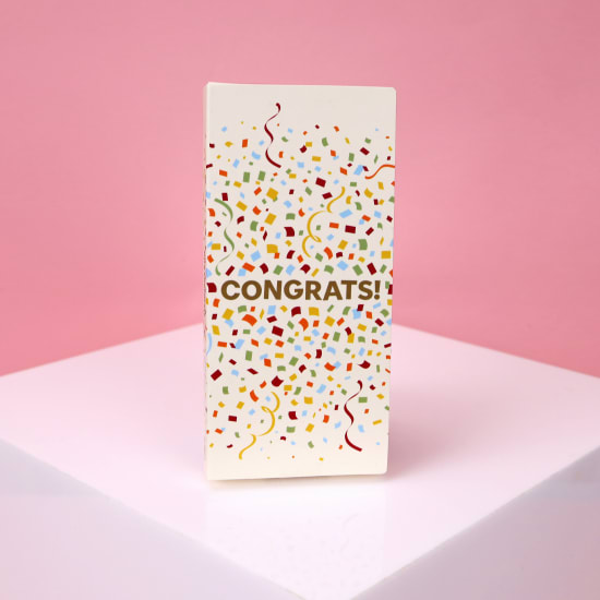 Congratulations Chocolate Card  - Standard