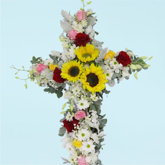 Memories Cross Wreath  - Standard