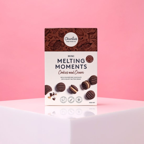 Cookies & Cream Mini Melting Moments 100g - Standard