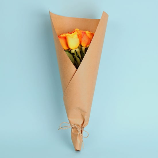 Market Bunch - Orange Roses  - Standard