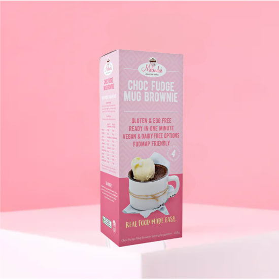 Melindas Choc Fudge Mug Brownie  - Standard