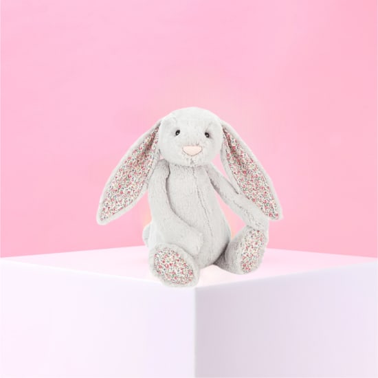 Silver Blossom Jellycat Bunny  - Standard