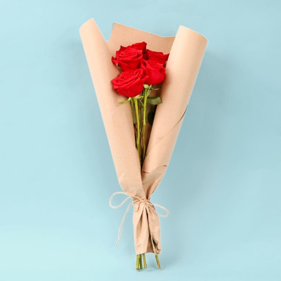 Market Bunch - Red Roses - Standard