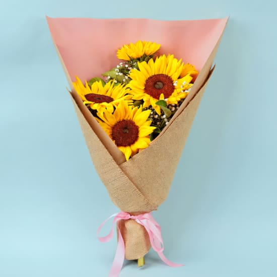 Cheerful Sunflowers - Premium