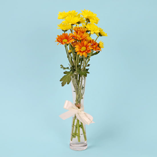Chrysanthemum Delight Bud Vase  - Standard