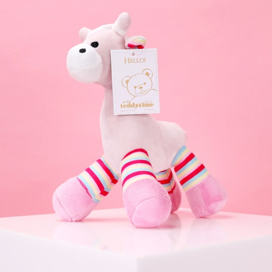 Light Pink Rattle Giraffe  - Standard