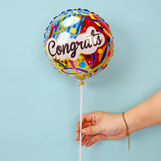 Congrats Balloon Pick  - Standard