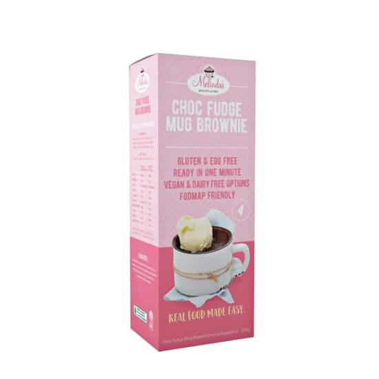 Melindas Choc Fudge Mug Brownie  - Standard