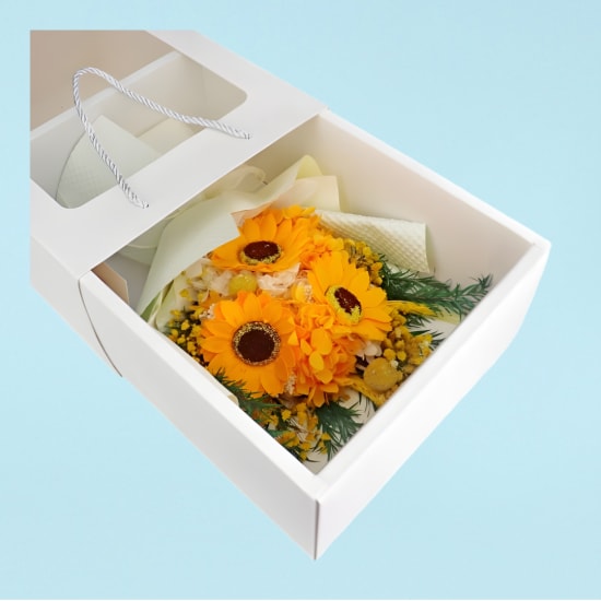 Preserved Yellow Posy  - Standard