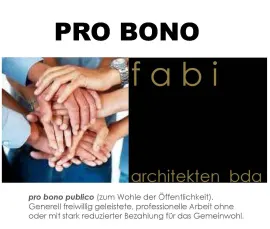 pro bono