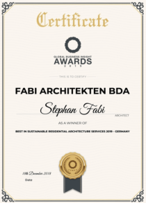Best Sustainable Residential Architecture Services 2019 – Germany