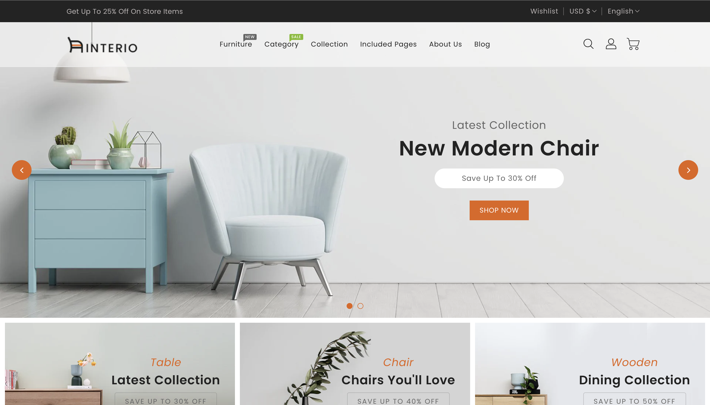 Furniture Website