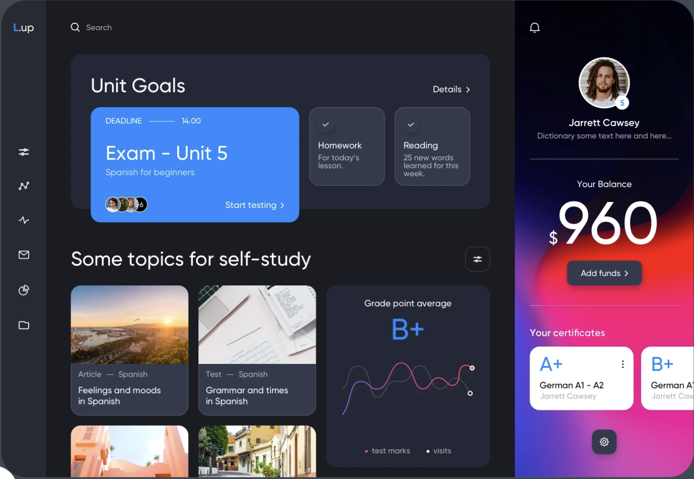 Gradient UI/UX Design