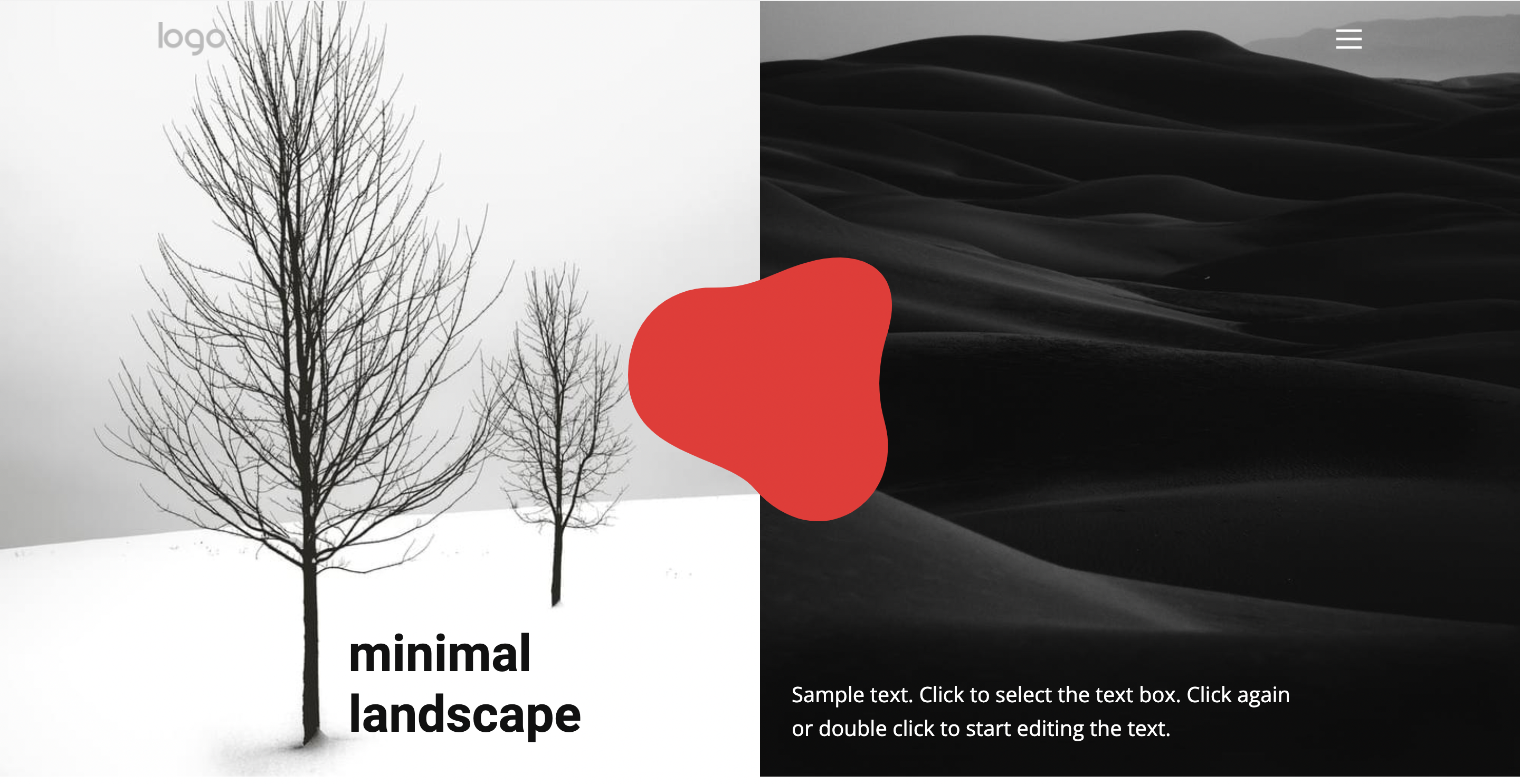 Nature Landing Page
