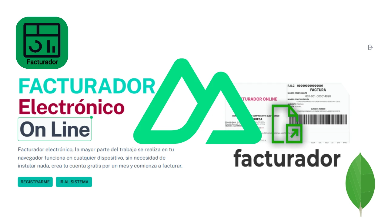 Interfaz del sistema Facturador