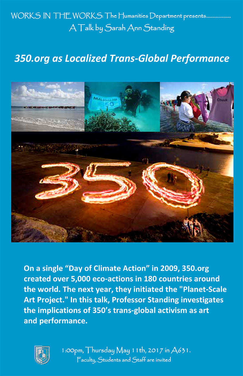 Humanities Department presents Works in the Works:A Talk by Sarah Standing 1