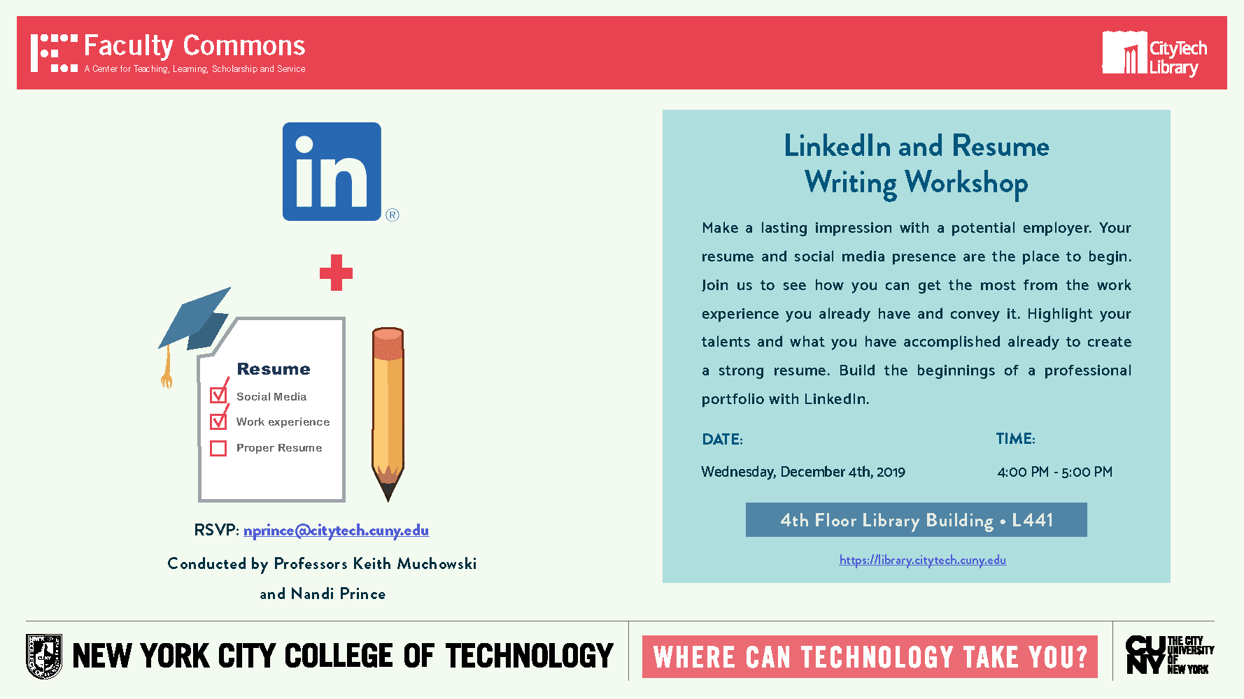 LinkedIn and Resume Writing Workshop 1