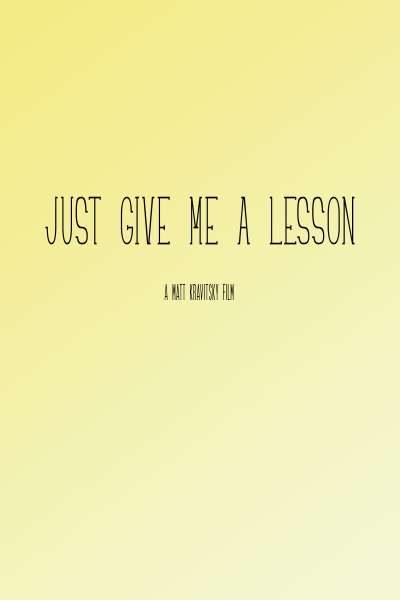 Cover Just Give Me a Lesson