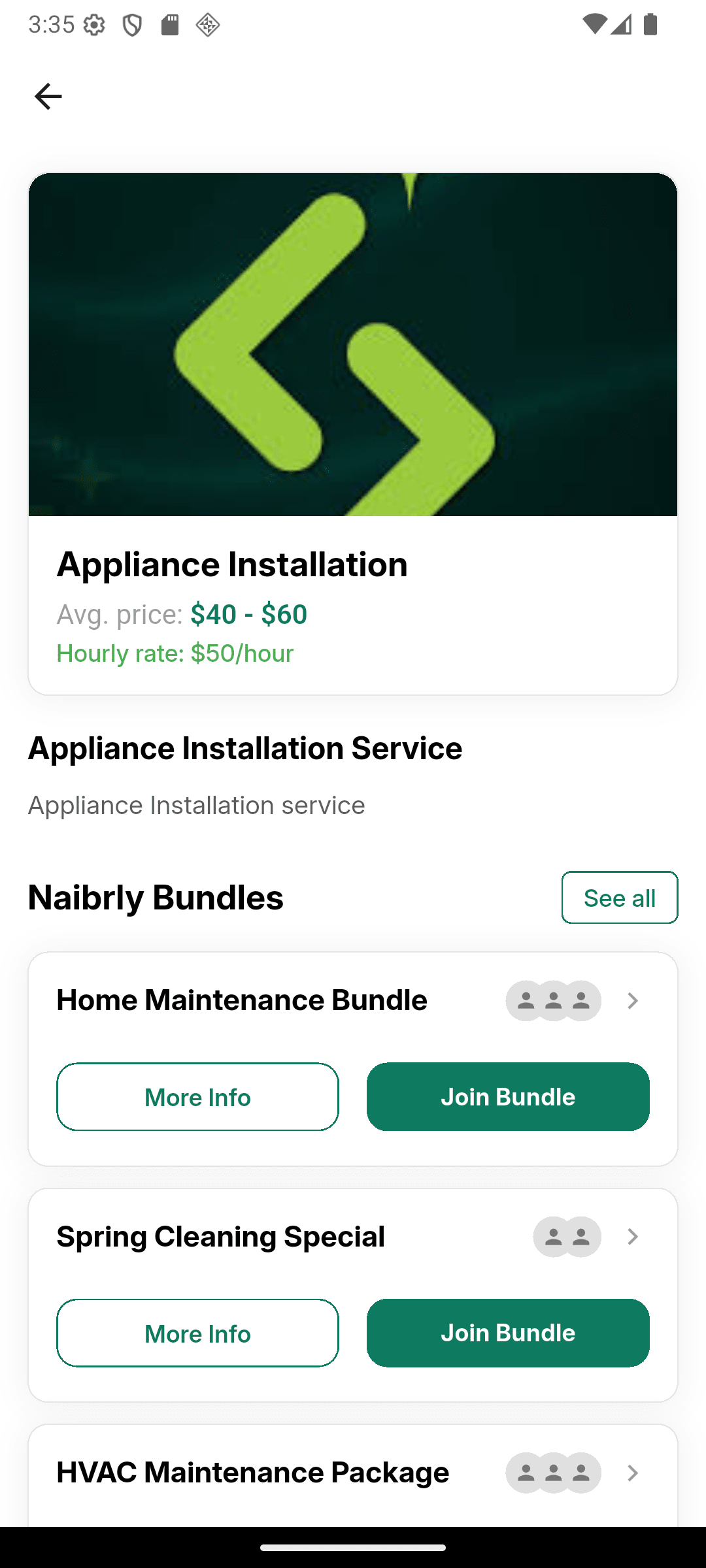 Neibrly Flutter App project screen 8