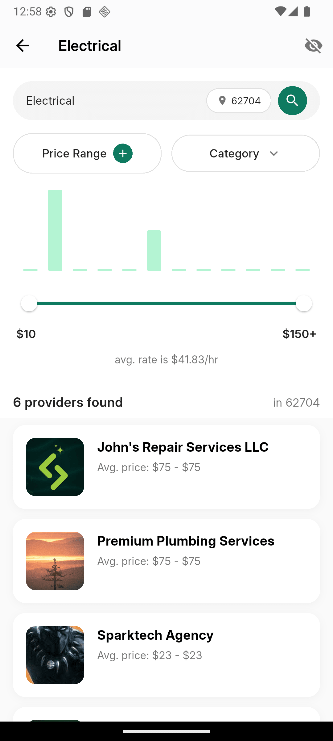 Neibrly Flutter App project screen 10