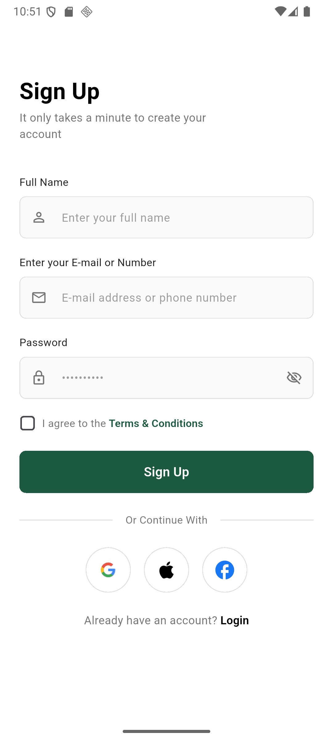 Neibrly Flutter App project screen 13