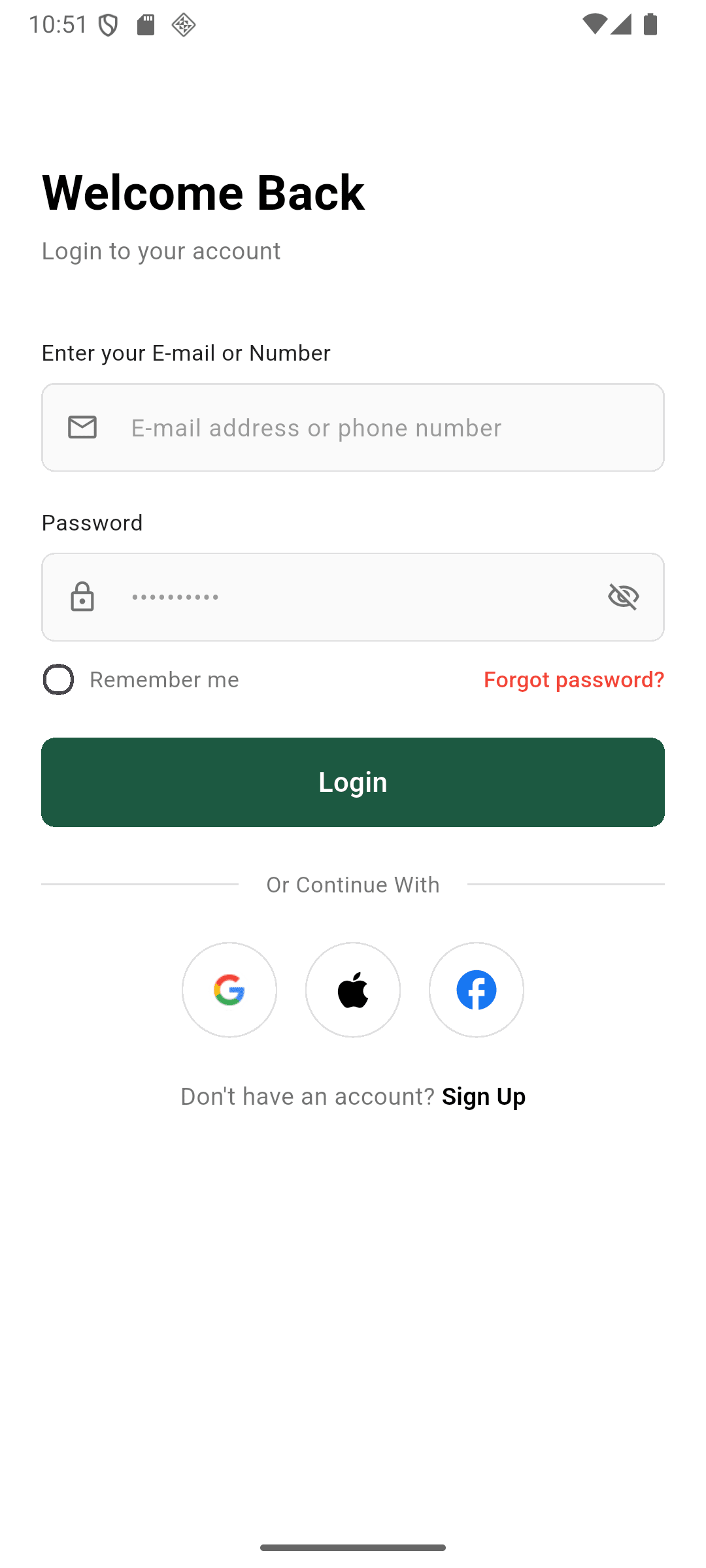 Neibrly Flutter App project screen 12