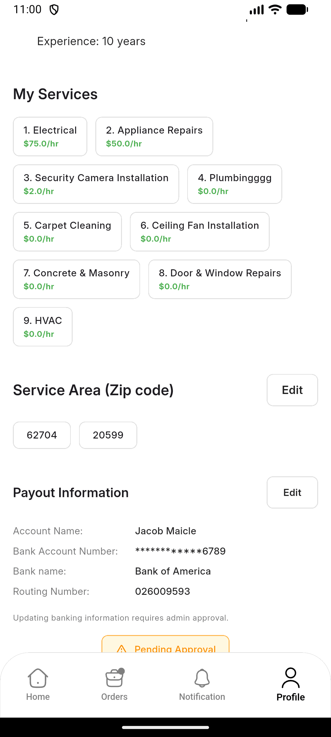 Neibrly Flutter App project screen 24