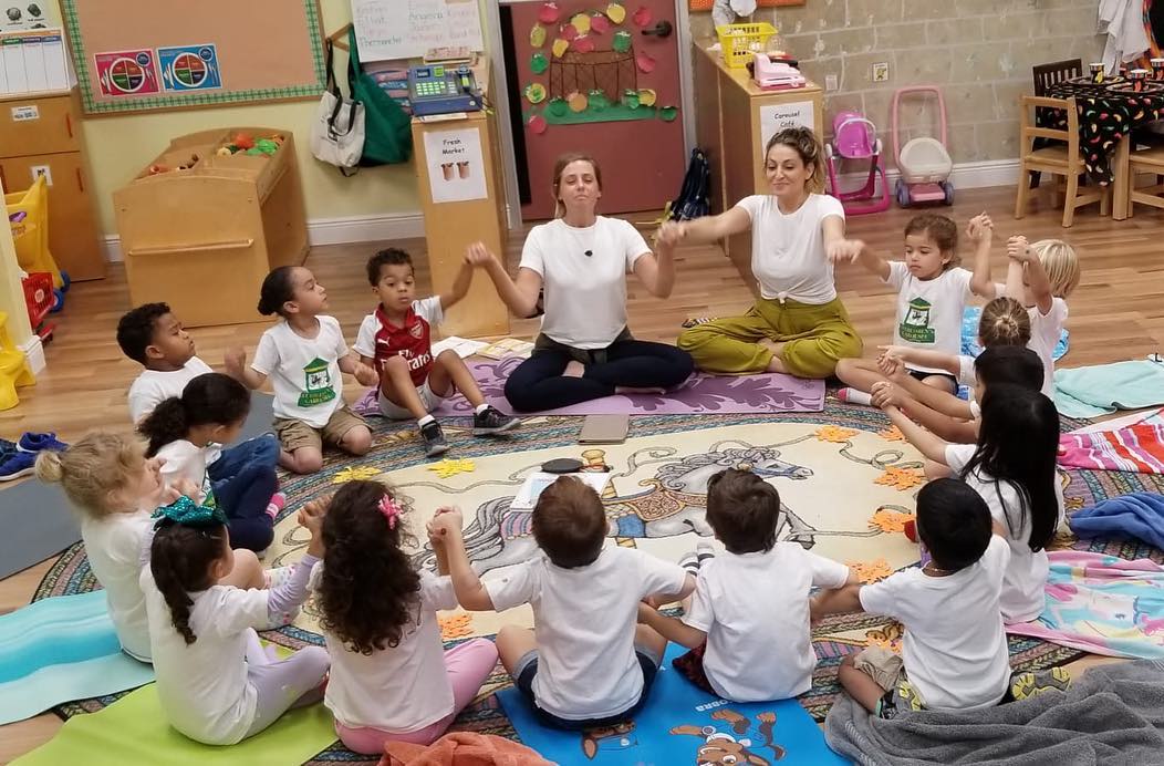 mindfulness and yoga about a childrens carousel