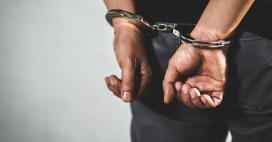 Person in handcuffs