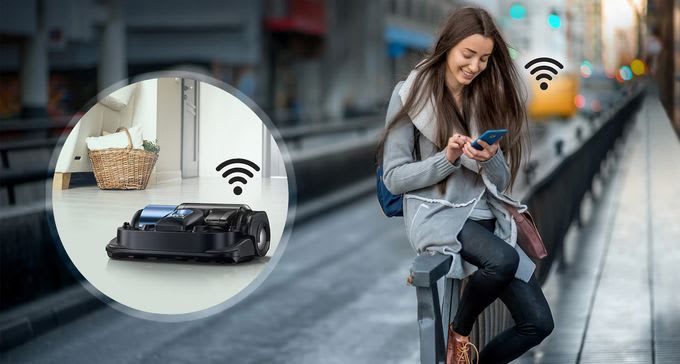 Innovative Samsung Connected VR9300K Robot Vacuum Cleaner