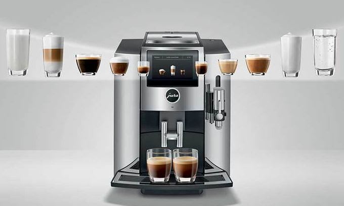 Evolution of Jura Impressa S8 vs E8 automatic espresso ...