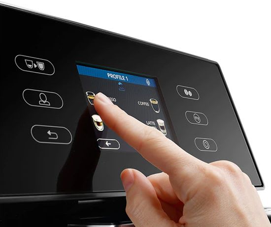 Delonghi ESAM 460.80.MB Perfecta Deluxe display