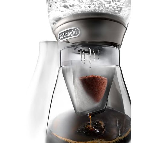 De'Longhi 3-in-1 Specialty Coffee Brewer pulsing brew cycle