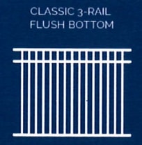 Classic 3-Rail Flush Bottom