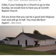 Corinth Baptist Church in Eldorado,OK