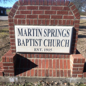 Martin Springs Baptist Church in Chandler,TX 75758