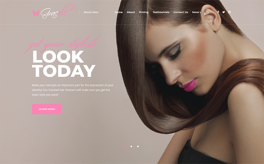 Gracell - Beauty Salon Elementor WordPress Theme