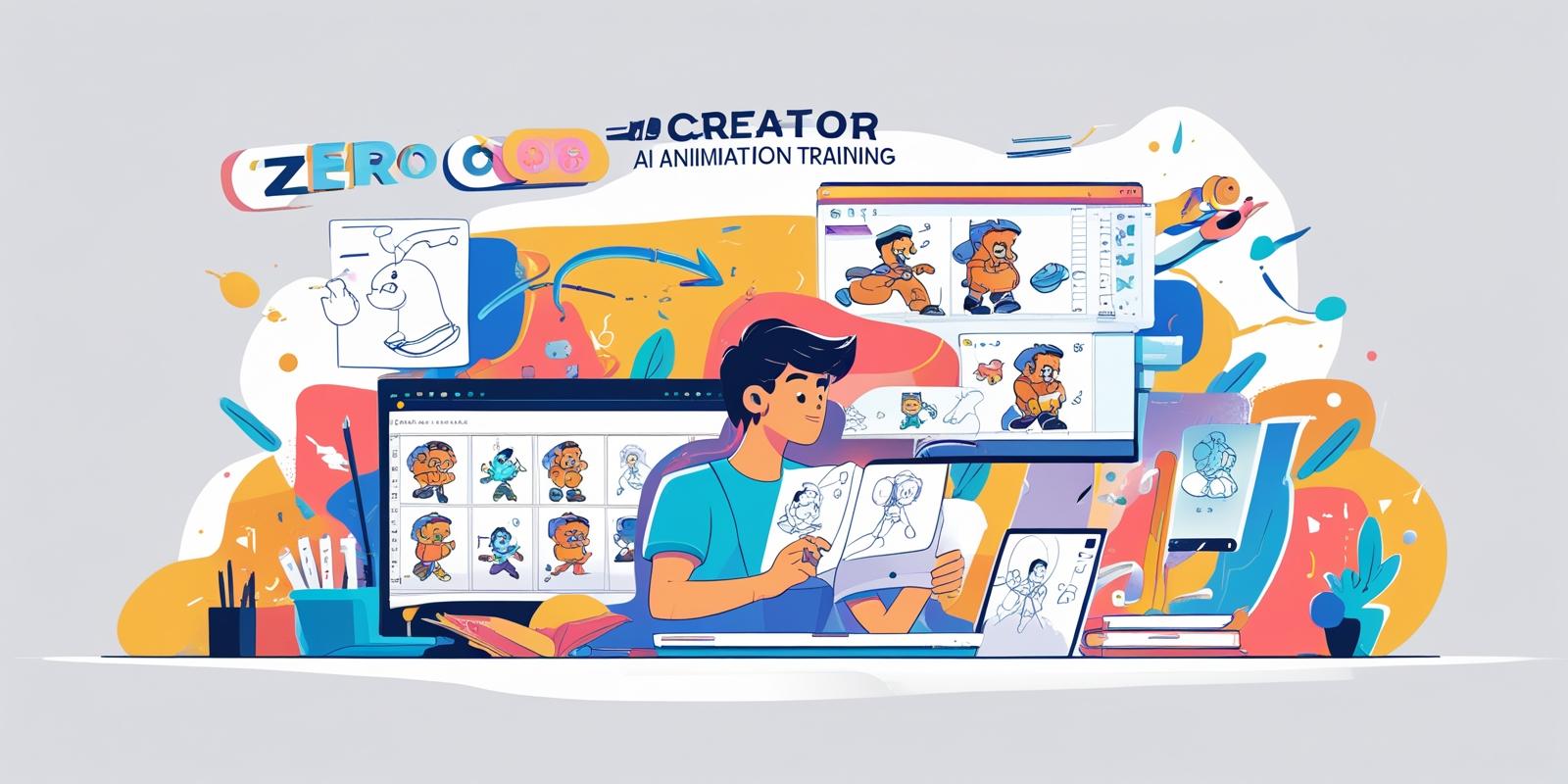AI animation training session