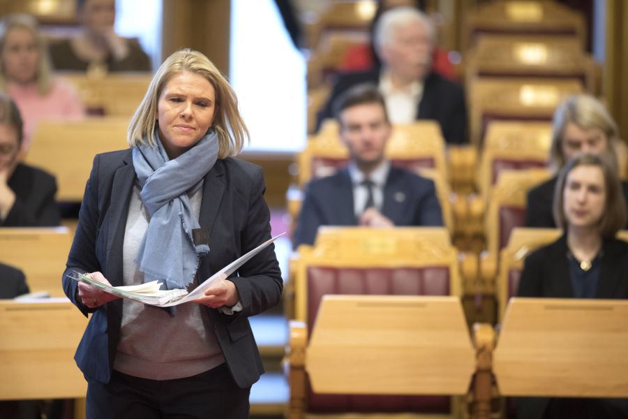 Justis- og beredskapsminister Sylvi Listhaug (Frp).