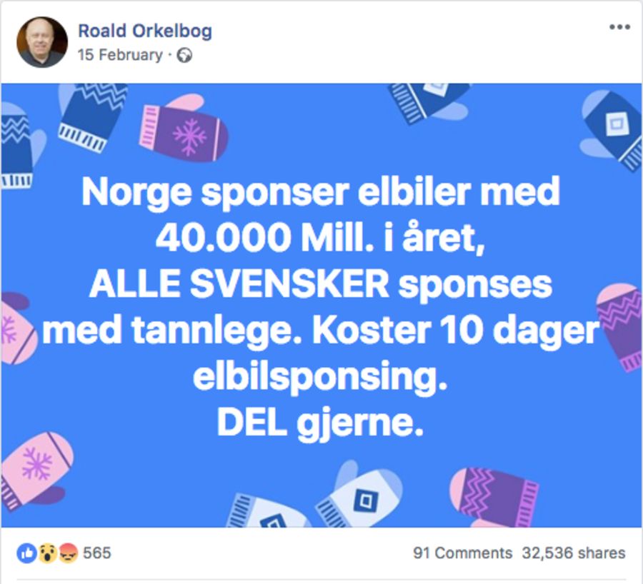 Foto: Skjermdump / Facebook