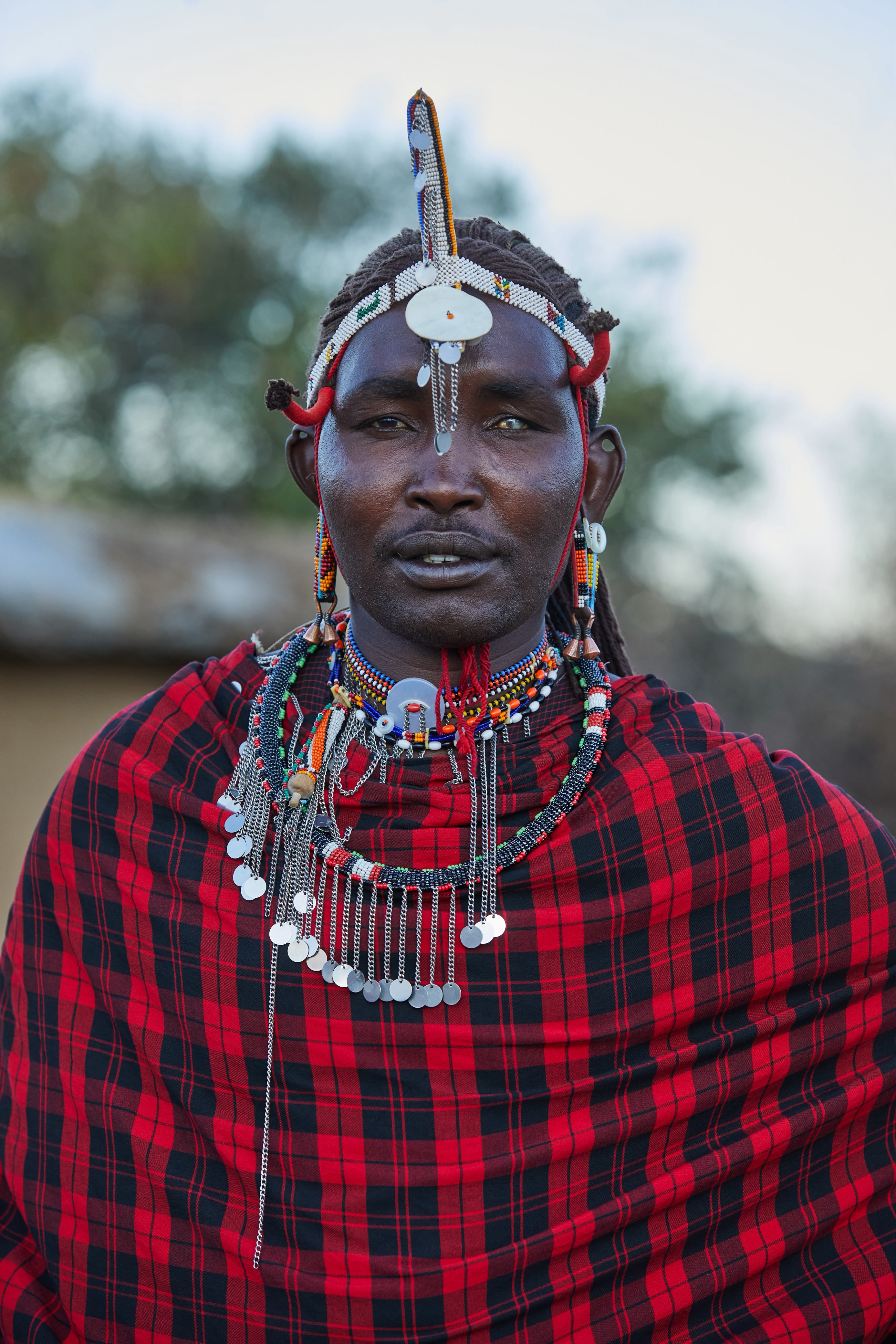 Maasai snake in the eye