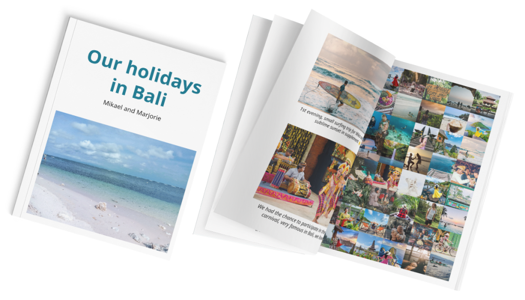 Put all your memories together inside a Familink photo album