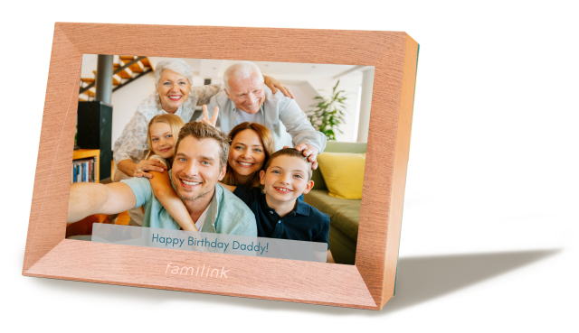 Familink, un cadre photo numérique connecté dédié aux seniors - Portail  national de la silver économie et du bien vieillir