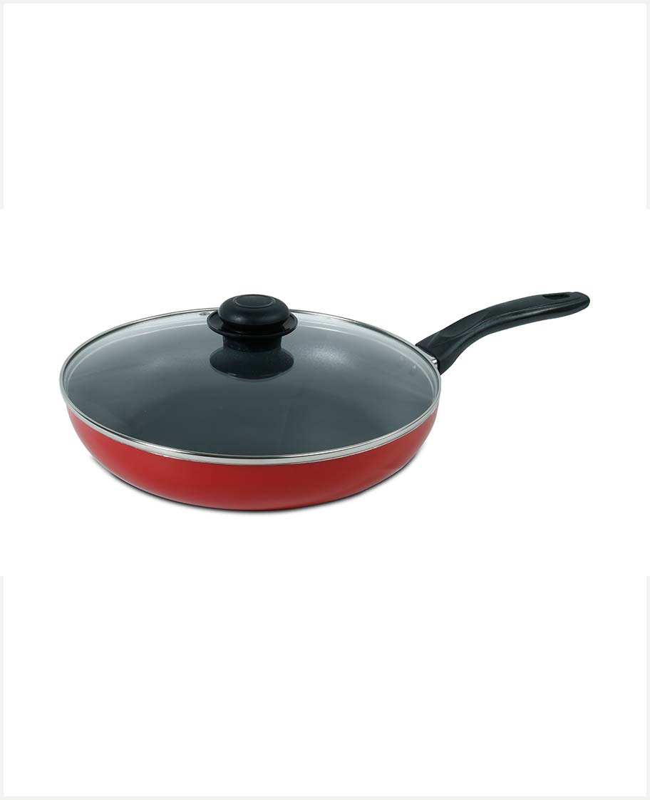 Homeway Non Stick Fry Pan with Lid 28cm Hw1102